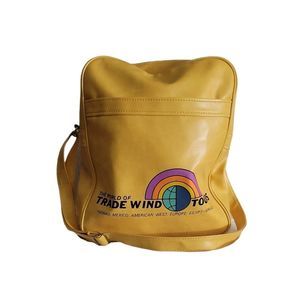 VINTAGE TRADE Wind Tours Yellow Travel Bag